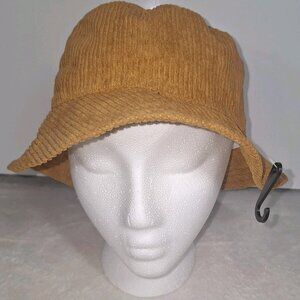 NWT Altar'd State Women Winter Camel Colored Woman Bucket Hat Corduroy Sun Hat